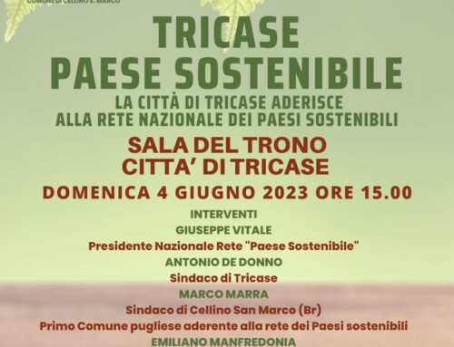 TRICASE DIVENTA PAESE SOSTENIBILE